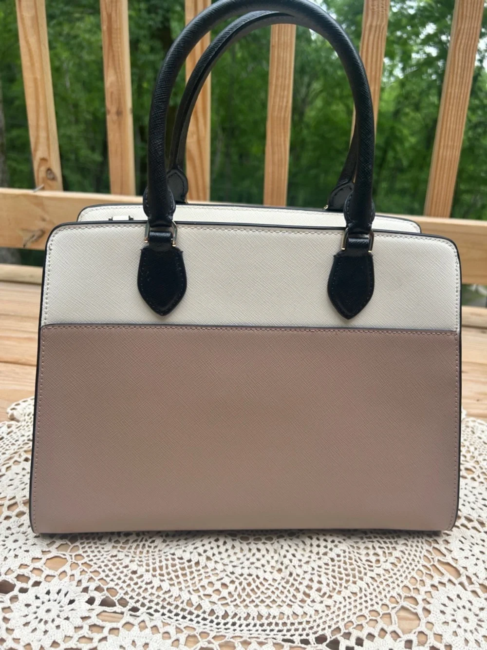 Kate Spade Madison Colorblock Saffiano Leather Medium Satchel - Kate Spade